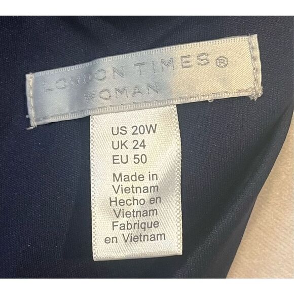 London Times Women's Cap Sleeve Fit and Flare-Elegant Summer Dress - Picture 7 of 8